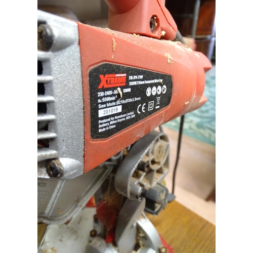 166 - A bench mounting 210mm compound Mitre saw