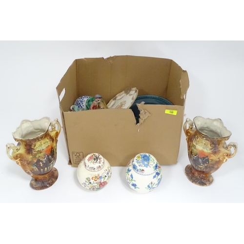 17 - A box of assorted ceramics