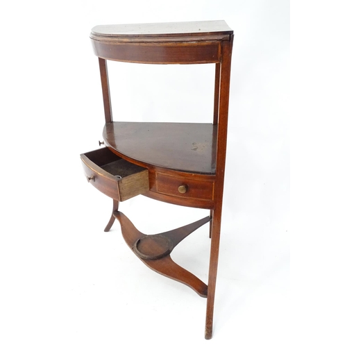 200 - A small corner washstand unit (for restoration)