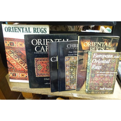 221 - Books : A selection of texts on Oriental carpets and rugs including Ulrich Schürmann Oriental Carpet... 