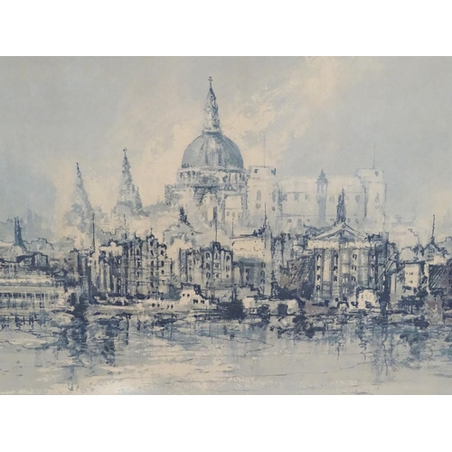 27 - A print of London after Ben Maile