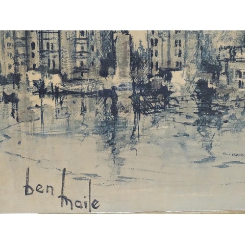 27 - A print of London after Ben Maile