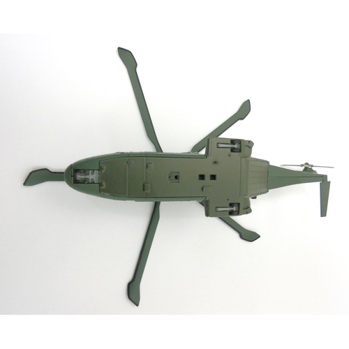 286 - An Italeri 1:100 scale die cast model of the James Bond SkyFall AgustaWestland AW101 Helicopter with... 