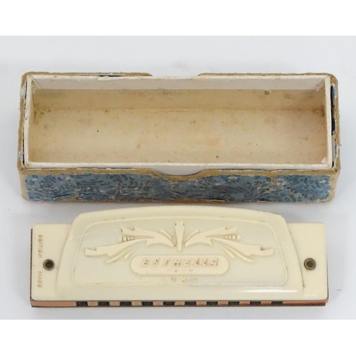 292 - An Estrella harmonica mouth organ