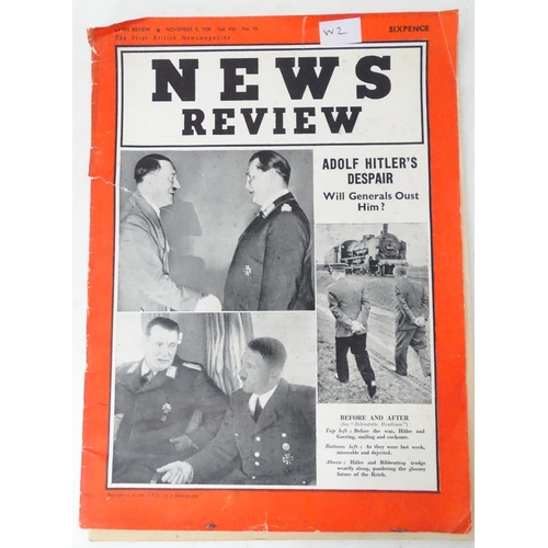 322 - A copy of the News Review magazine, 1939