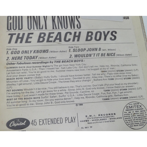 337 - The Beach Boys, 'God Only Knows' EP, together with other singles to include Buddy Holly, Elton John ... 