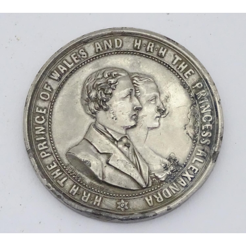 350 - A commemorative medal, struck for the 1863 marriage of HRH The Prince of Wales (Albert Edward Saxe-C... 