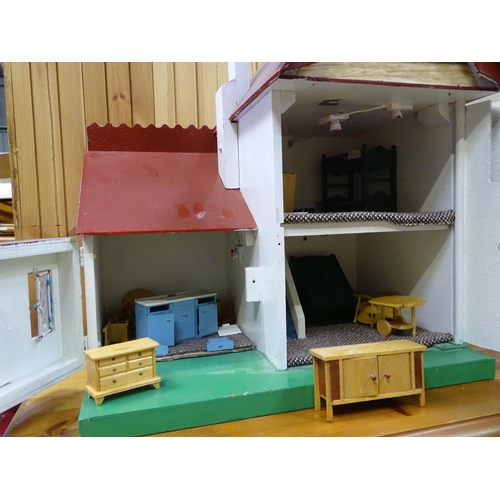 396 - Dolls house and furniture