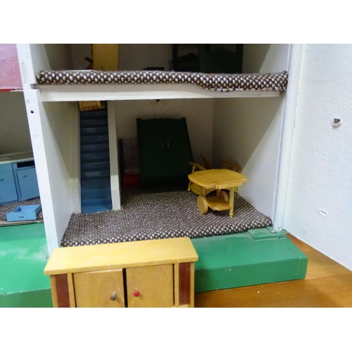 396 - Dolls house and furniture