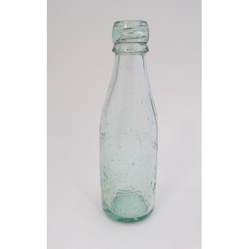 451 - A quantity of assorted  glass bottles to include a bulb necked cod, hamilton , lemonade etc  togethe... 