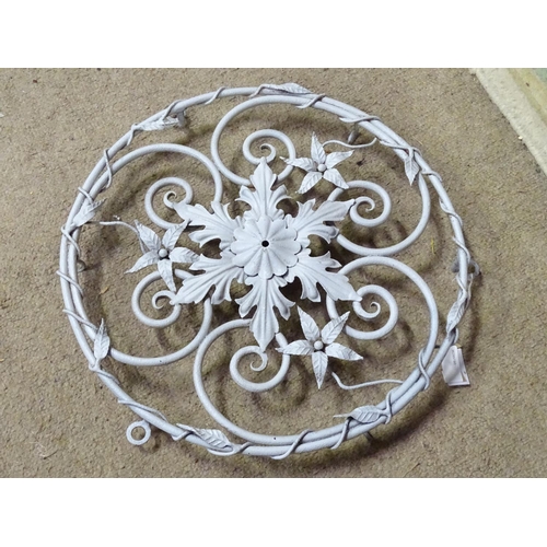 541 - A metalwork ceiling rose