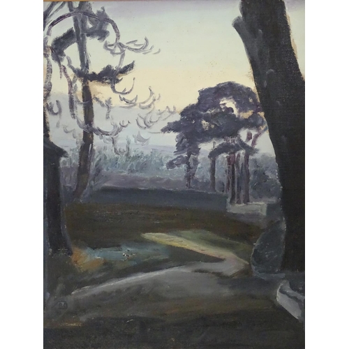 550 - Robert Stainton  1965, Oil on canvas board, 'Glen Gorse ', Monogrammed lower left, labelled verso. 2... 