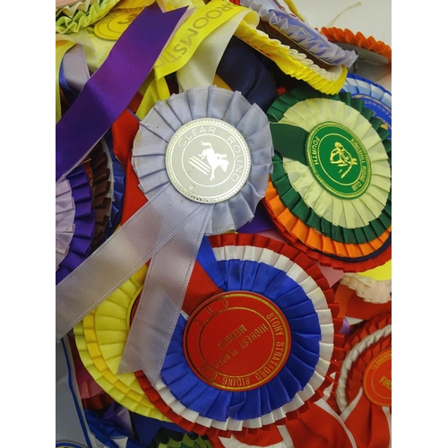 77 - Equestrian: assorted riding and dominoes trophies, together with a large quantity of Buckinghamshire... 