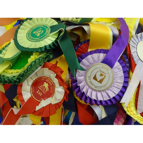 77 - Equestrian: assorted riding and dominoes trophies, together with a large quantity of Buckinghamshire... 