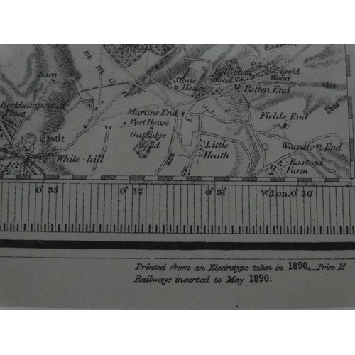 96 - Map: A map of ''Ingham'' published by Ordnance Survey 1st December 1834 . After Lieutenant Colonel C... 