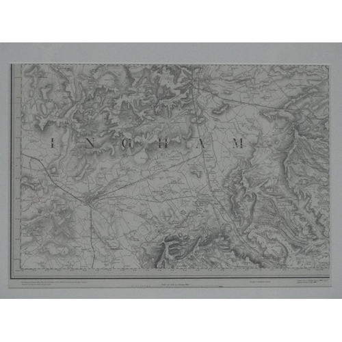 96 - Map: A map of ''Ingham'' published by Ordnance Survey 1st December 1834 . After Lieutenant Colonel C... 