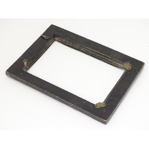 196 - A silver mounted photo frame hallmarked Birmingham 1911 maker Green & Cadbury Ltd. 7 1/2'' x 5 1/4''... 