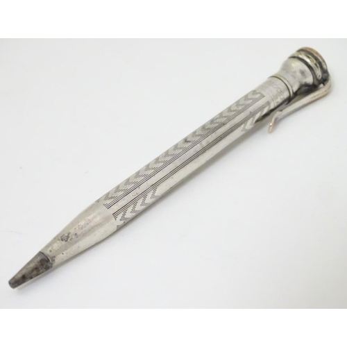 204 - An Eversharp Sterling silver pencil 4'' long