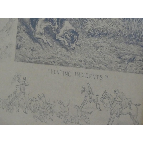 114 - Frank Paton (1855-1909), Signed etching,  'Hunting Incidents', Signed in pencil lower right, 10 1/2 ... 