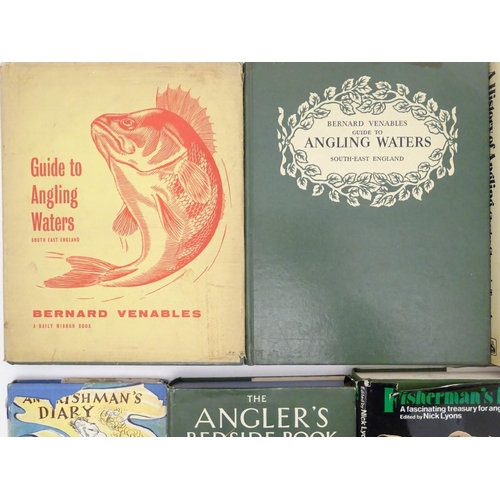 13 - Books: A quantity of books on the subject of angling, titles to include Angling Waters by Bernard Ve... 