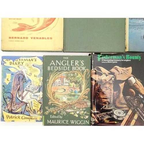 13 - Books: A quantity of books on the subject of angling, titles to include Angling Waters by Bernard Ve... 