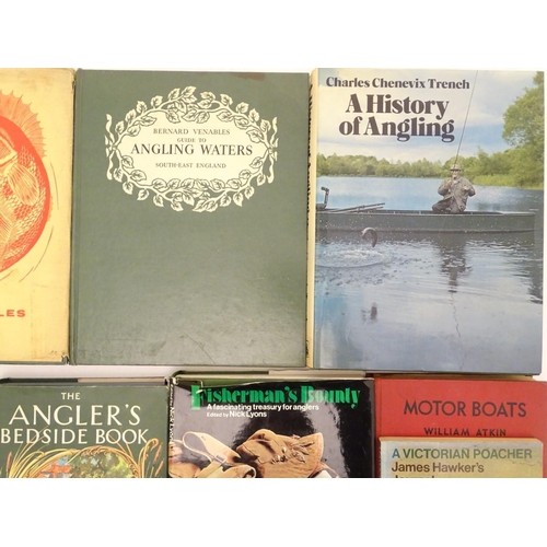 13 - Books: A quantity of books on the subject of angling, titles to include Angling Waters by Bernard Ve... 