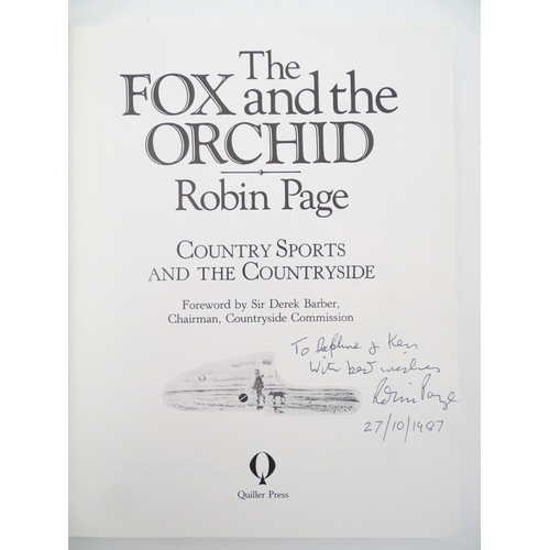 19 - Books: 'The Fox and the Orchid' by Robin Page, published by Quiller Press, London, and 'Birds and Th... 