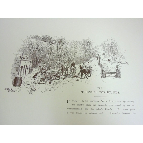 23 - Book: 'Twelve Packs of Hounds: A collection of Drawings & Sketches' by John Charlton, published by S... 