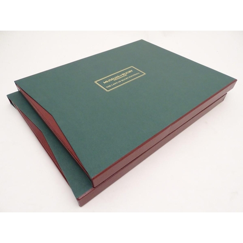 32 - Two timeframed limited edition rugby portfolios by the Museum of Rugby, Twickenham, comprising The L... 