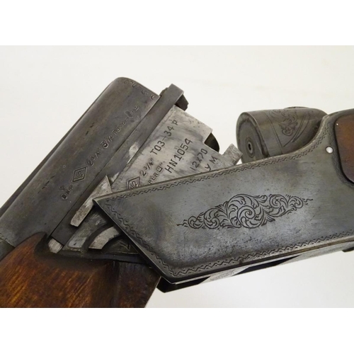 508 - Shotgun: a Tula 'TO3-34' 12 bore over & under, 28 1/2'' barrels with solid, flat file cut top rib, b... 