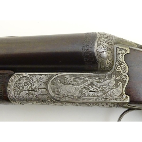 527 - Shotgun: a fine continental 16 bore side by side boxlock ejector by the Gunmakers Guild of Ferlach, ... 