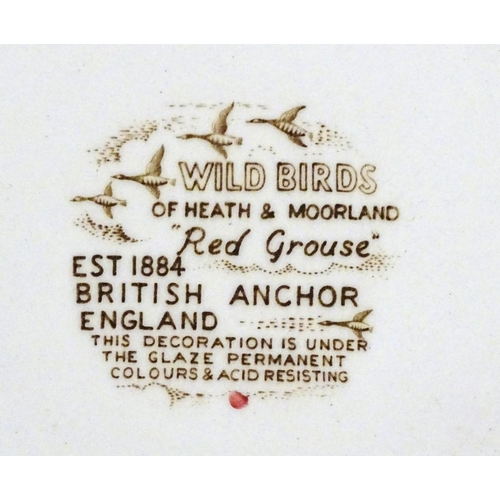 81 - Four British Anchor plates to include three from the 'Wild Birds of Heath and Moorland' series: 'Gol... 