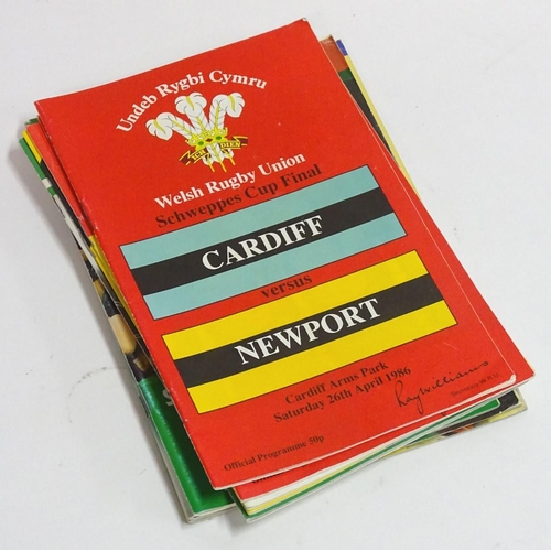 93 - Welsh Rugby: Cardiff v. Newport 26/4/86, Cardiff v. Swansea 2/5/87, Llanelli v. Neath 7/5/88, Llanel... 