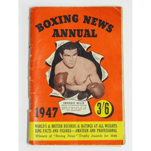 94 - Boxing: Boxing News Annual 1947, World's & British Records & Ratings at all weights, Ring facts and ... 