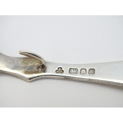 177 - A silver preserve spoon hallmarked London 1984 maker SEP. 5 1/2''  long