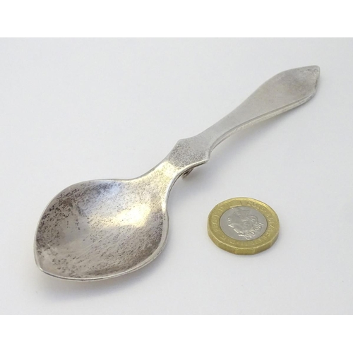 177 - A silver preserve spoon hallmarked London 1984 maker SEP. 5 1/2''  long