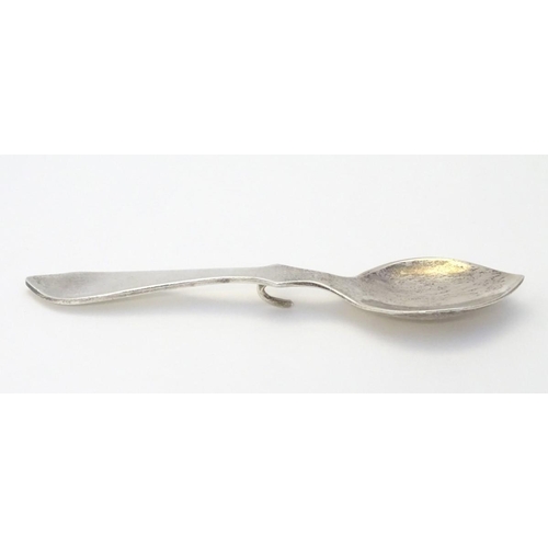 177 - A silver preserve spoon hallmarked London 1984 maker SEP. 5 1/2''  long