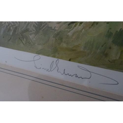 169 - After Lionel Dalhousie Robertson Edwards (1877-1966), Signed coloured print, 'The Beaufort Hunt' acr... 