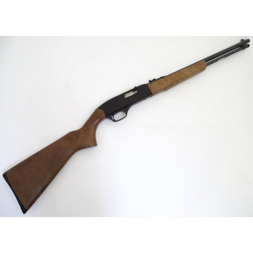 388 - Firearm: a Winchester 'Model 190' .22LR semi-automatic rimfire rifle, 20 3/4'' barrel with open sigh... 
