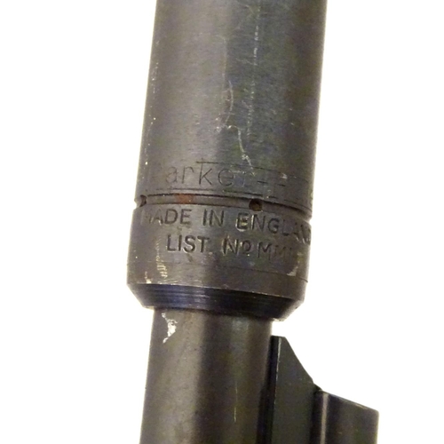 390 - Firearm: an Anschutz 'Modell 525' .22LR semi-automatic rimfire rifle, beech pistol-grip stock with c... 