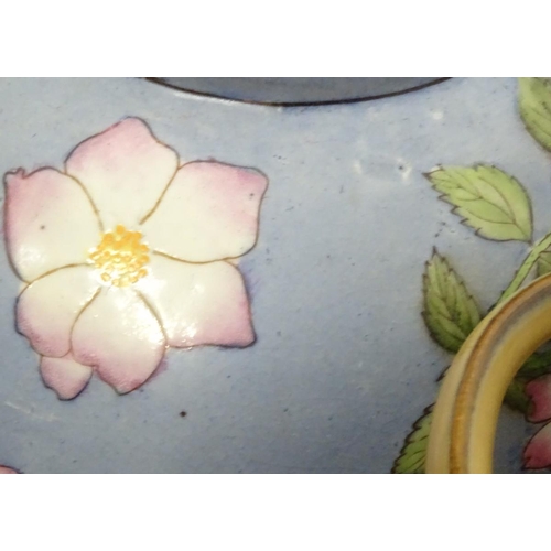 186 - A box of miscellaneous to include glassware and ceramics, to include a large Denby teapot, and an or... 