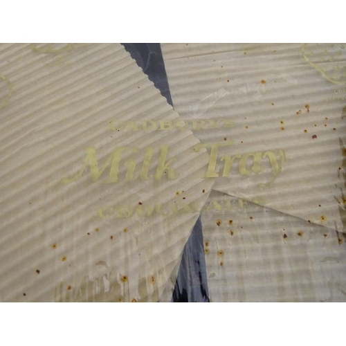 200 - Old Chocolate/advertising tins: Four various tins to include two tall boxes decorated with figures, ... 