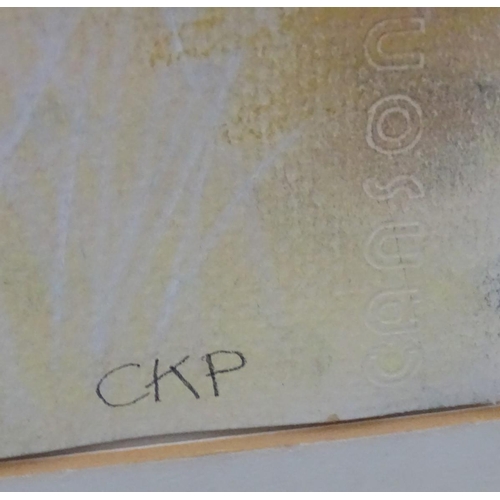 201 - C. Pelior, XX, Pastel,  Cheryl Park, Initialled lower right, 22 x 30 1/2''