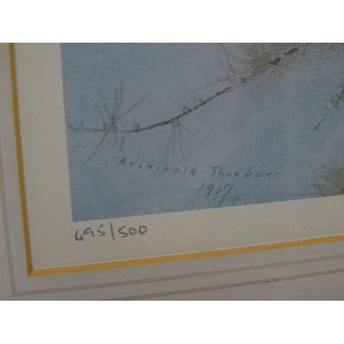 214 - After Archibald Thornburn (1860-1935), 3 limited edition coloured prints for Tryon Gallery, Ornithol... 