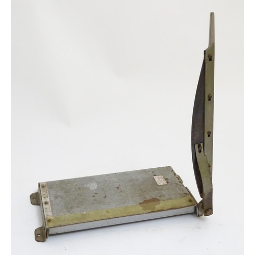 218 - An old mid-century paper cutter also sometimes described as a paper guillotine by 'Prominent' German... 