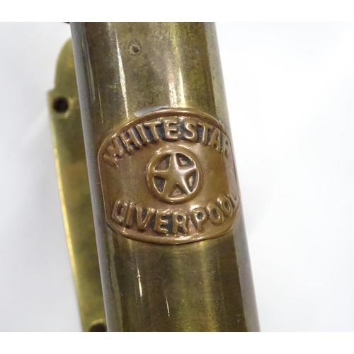 255 - A pair of reproductions 21stC ship cabin lamps / lights