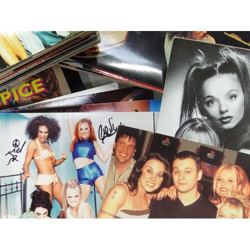 256 - A quantity of Spice Girls memorabilia, to include advertising crisp packets