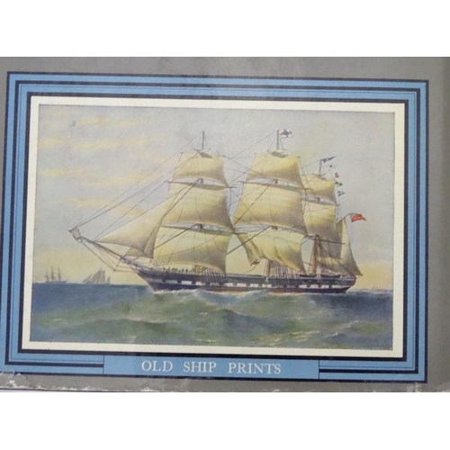 266 - Book : E Keble Chatterton Old Ship Prints published by Spring Books London 1967, illustrated through... 