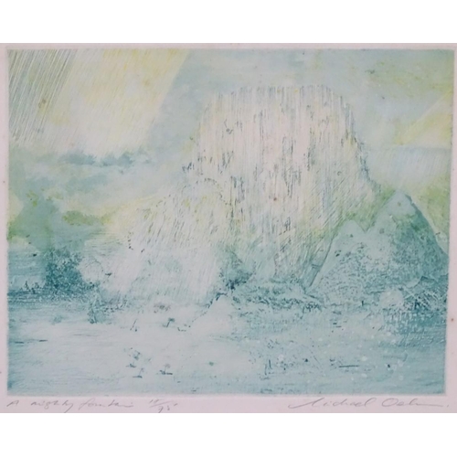 279 - Michael Oelman (1941-),  Etchings (7), 'Xanadu', 'A Mighty Fountain', (17/75) 'There Were Gardens', ... 