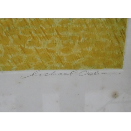 279 - Michael Oelman (1941-),  Etchings (7), 'Xanadu', 'A Mighty Fountain', (17/75) 'There Were Gardens', ... 